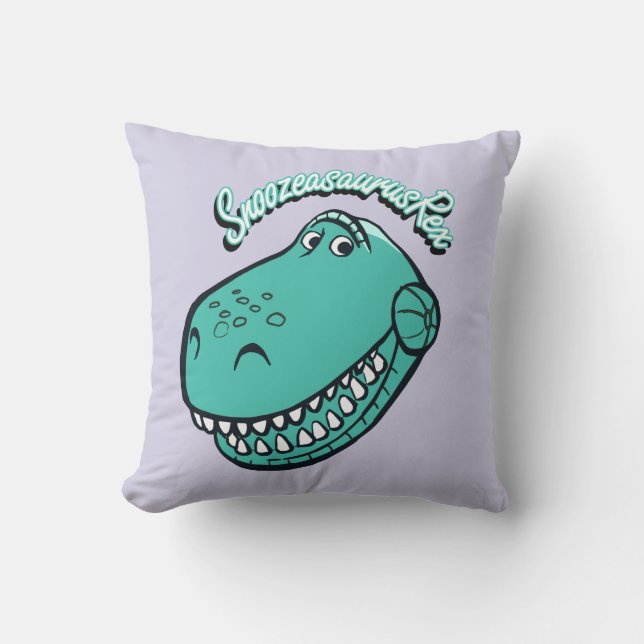 Toy Story | Snoozeasaurus Rex Throw Pillow (Front)