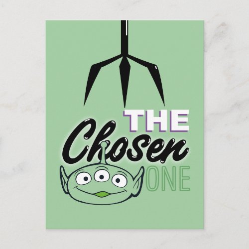 Toy Story  The Chosen One Alien  Claw Hand Postcard