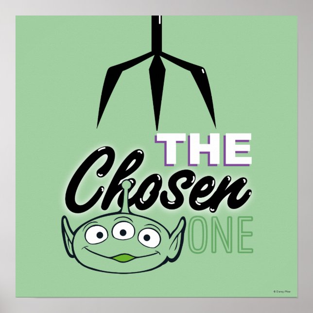 Toy Story | "The Chosen One" Alien & Claw Hand Poster (Front)
