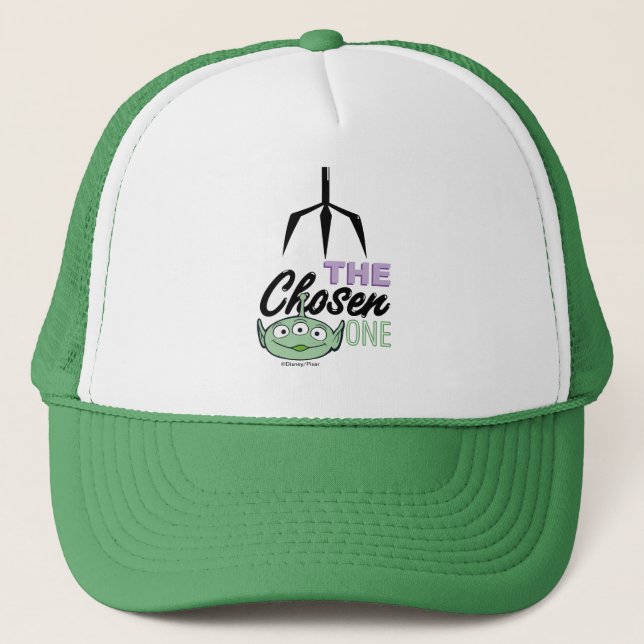 Toy Story | "The Chosen One" Alien & Claw Hand Trucker Hat (Front)