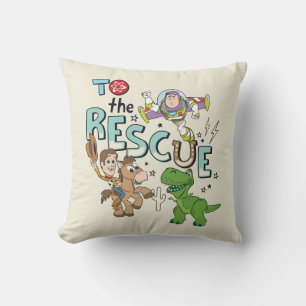 Toy Story "To The Rescue" Throw Pillow