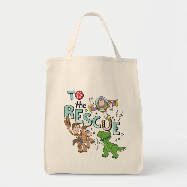 Toy Story "To The Rescue" Tote Bag (Front)