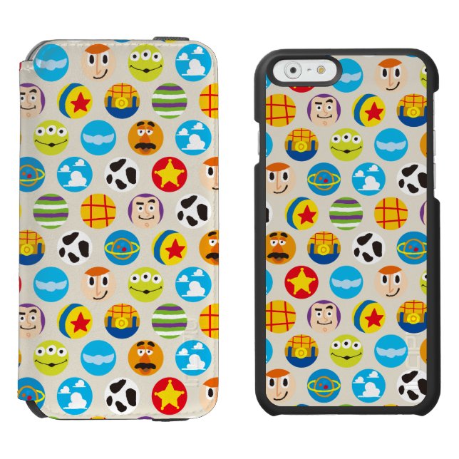 Toy Story | Toy Icon Pattern Incipio iPhone Wallet Case (Side by Side)