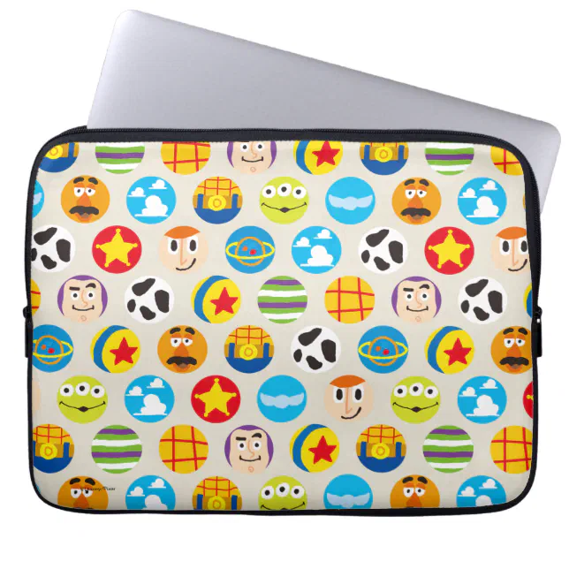 Toy Story | Toy Icon Pattern Laptop Sleeve | Zazzle