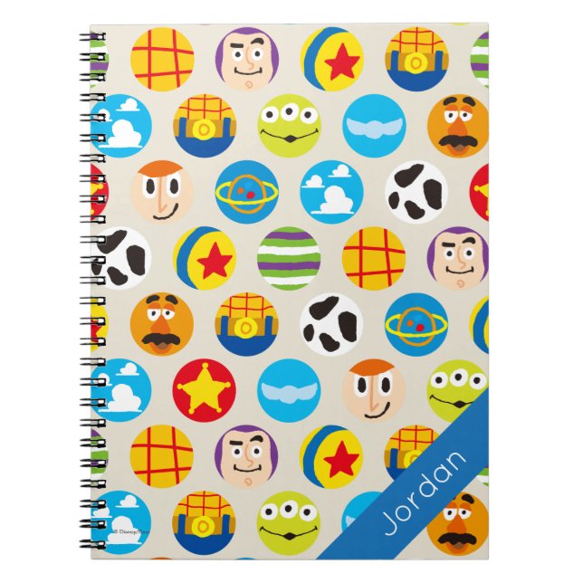 Toy Story | Toy Icon Pattern Notebook (Front)