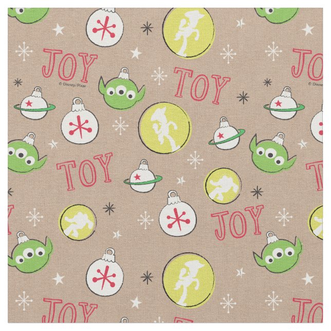 Toy Story | Toy Joy Christmas Pattern Fabric (Close Up)