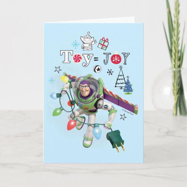 Toy Story | Toy = Joy Holiday Card (Front)