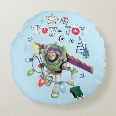 Toy Story | Toy = Joy Round Pillow