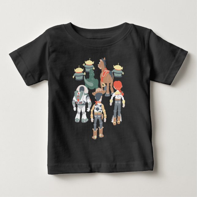 Toy Story | Toy Story Friends Turn 6 Baby T-Shirt (Front)