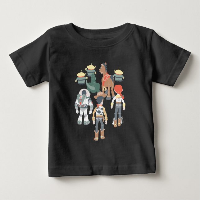 Toy Story | Toy Story Friends Turn 6 Baby T-Shirt (Front)