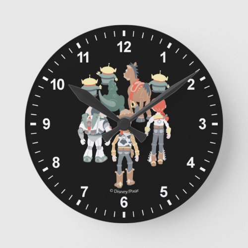 Toy Story  Toy Story Friends Turn 6 Round Clock