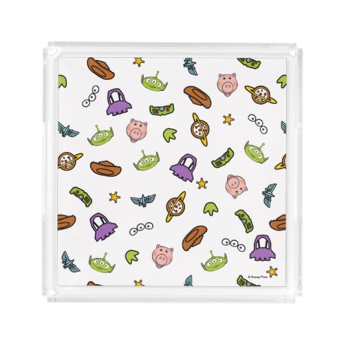 Toy Story  Toy Story Icon Pattern Acrylic Tray