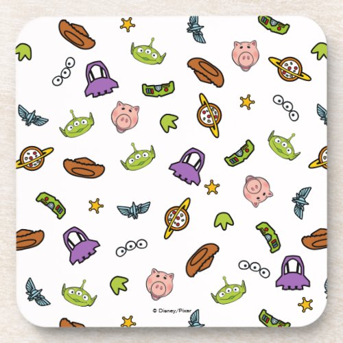Toy Story  Toy Story Icon Pattern Beverage Coaster