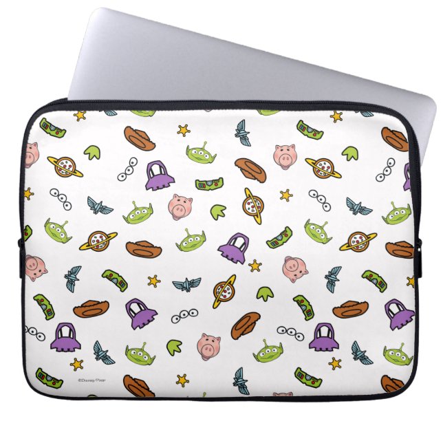 Toy Story | Toy Story Icon Pattern Laptop Sleeve (Front)