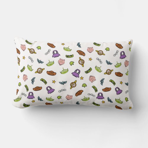 Toy Story  Toy Story Icon Pattern Lumbar Pillow