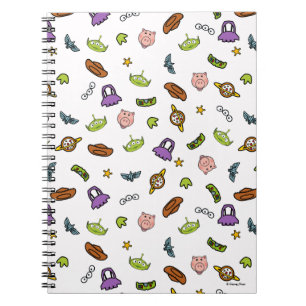 Toy Story   Toy Story Icon Pattern Notebook