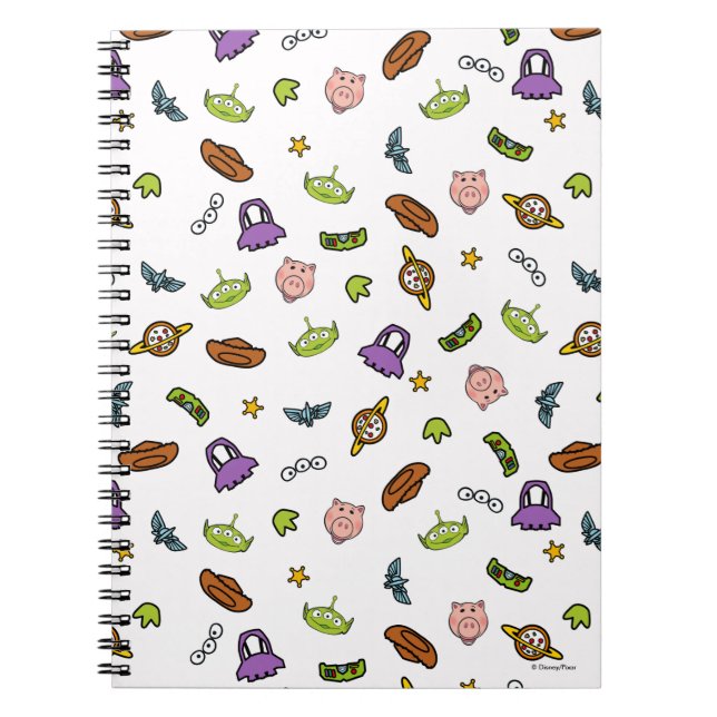 Toy Story | Toy Story Icon Pattern Notebook (Front)