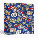 Toy Story | Toys at Play Comic Pattern 3 Ring Binder