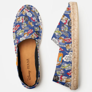 Toy Story Toys at Play Comic Pattern Espadrilles