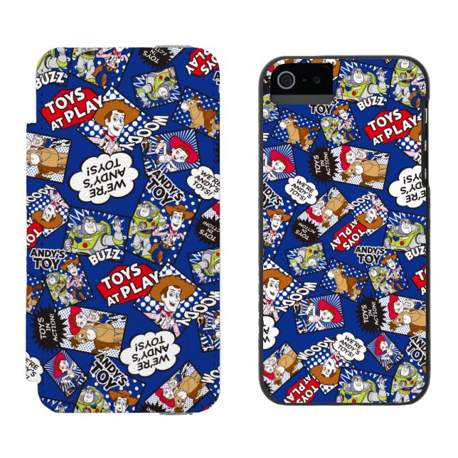 Toy Story | Toys at Play Comic Pattern Incipio iPhone Wallet Case (Side by Side)