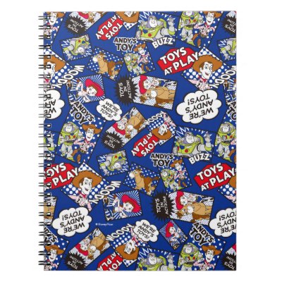 Toy Story | Toys at Play Comic Pattern Notebook
