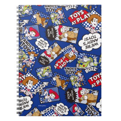 Toy Story | Toys at Play Comic Pattern Notebook