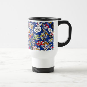 Toy Story Toys at Play Comic Pattern Travel Mug