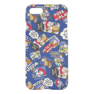Toy Story   Toys at Play Comic Pattern iPhone SE/8/7 Case