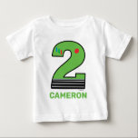 Toy Story | Two Infinity and Beyond Birthday Baby T-Shirt<br><div class="desc">Celebrate your little one’s milestone in Toy Story style with this "Two Infinity and Beyond" birthday baby t-shirt! Featuring Buzz Lightyear in a colorful and playful design, this shirt captures the adventurous spirit of the Pixar classic. Perfect for a second birthday celebration, this adorable t-shirt makes your little Space Ranger...</div>