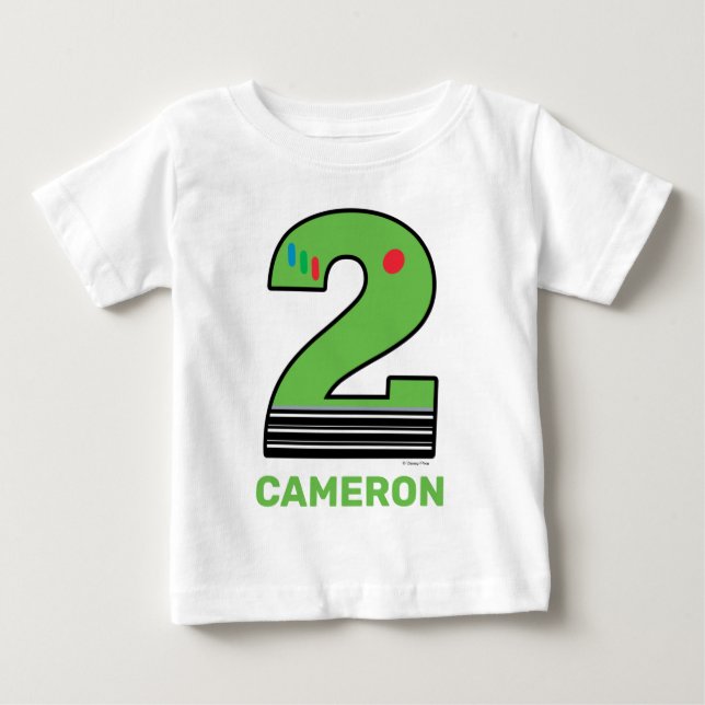 Toy Story | Two Infinity and Beyond Birthday Baby T-Shirt (Front)