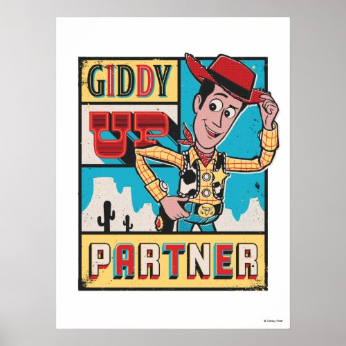 Toy Story _ Vintage Woody Poster