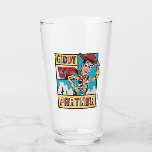 Toy Story _ Vintage Woody Poster Glass