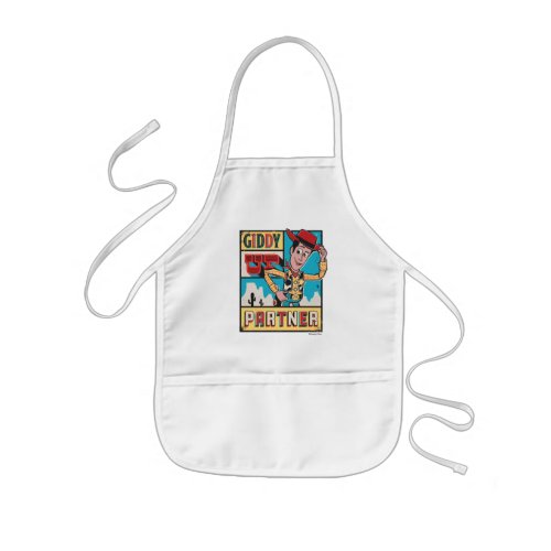 Toy Story _ Vintage Woody Poster Kids Apron