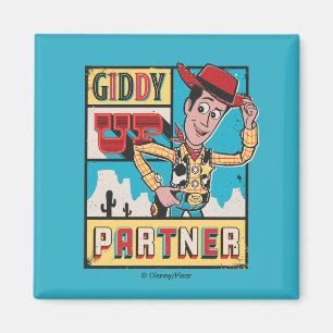 Toy Story - Vintage Woody Poster Magnet
