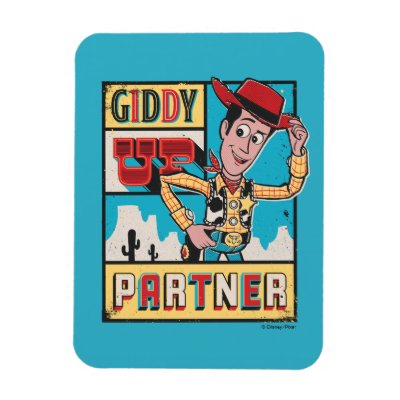 Toy Story - Vintage Woody Poster Magnet