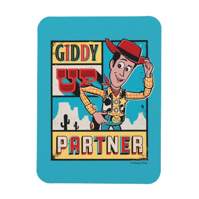 Toy Story - Vintage Woody Poster Magnet (Vertical)