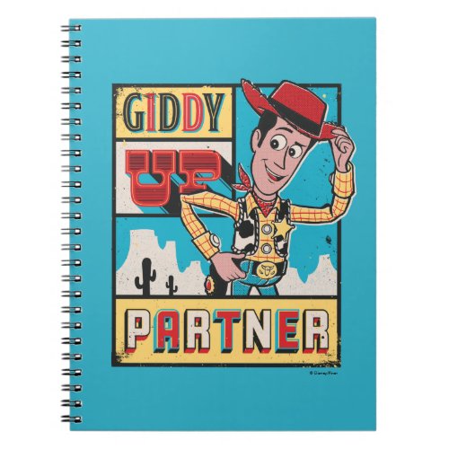 Toy Story _ Vintage Woody Poster Notebook