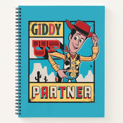 Toy Story _ Vintage Woody Poster Notebook