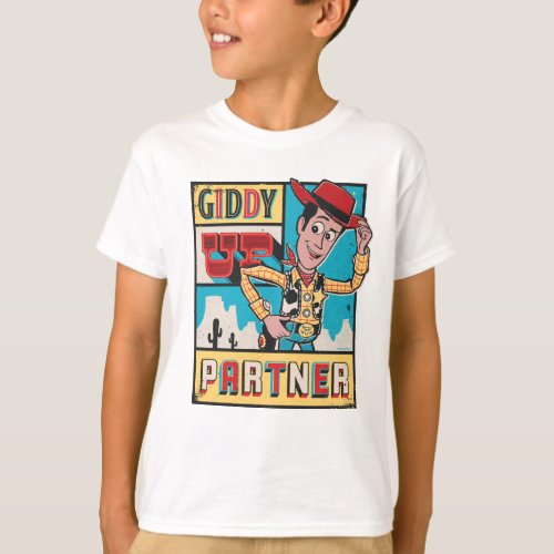 Toy Story _ Vintage Woody Poster T_Shirt