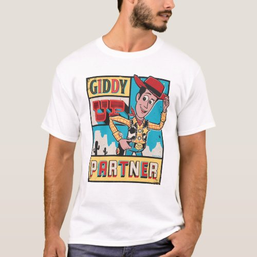 Toy Story _ Vintage Woody Poster T_Shirt