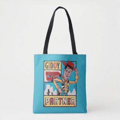 Toy Story - Vintage Woody Poster Tote Bag