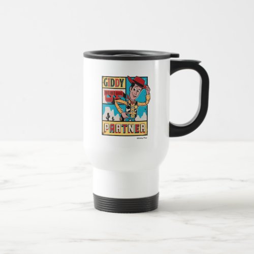 Toy Story _ Vintage Woody Poster Travel Mug