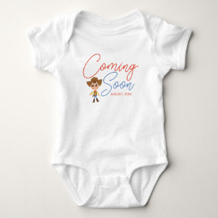 Toy Story - Woody Baby Announcement with Date Baby Bodysuit
