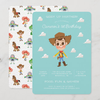 Toy Story | Woody Birthday Invitation
