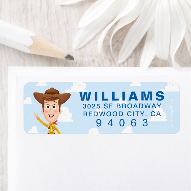 Toy Story | Woody Birthday Label (Insitu)