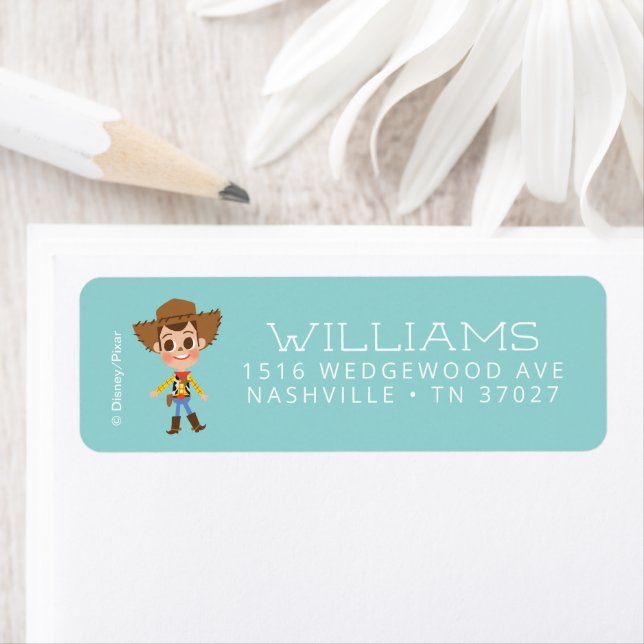 Toy Story - Woody Birthday Label (Insitu)