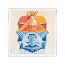 Toy Story | Woody & Buzz Reversible Graphic Acrylic Tray