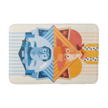 Toy Story | Woody & Buzz Reversible Graphic Bath Mat