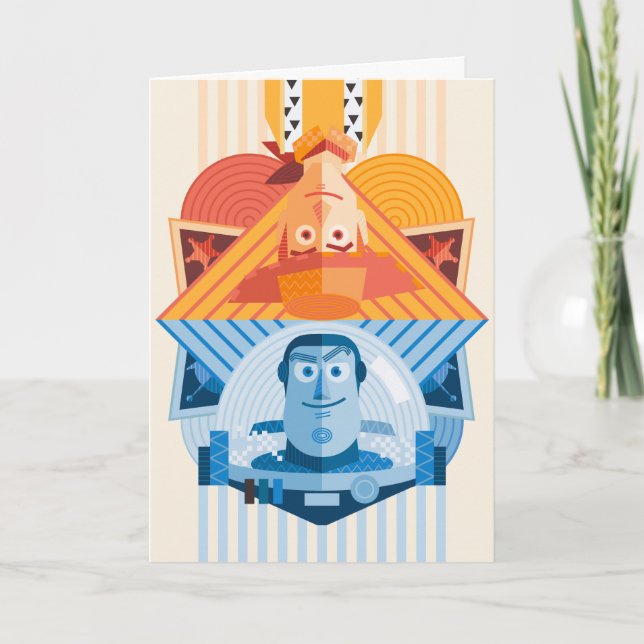 Toy Story | Woody & Buzz Reversible Graphic Card (Front)