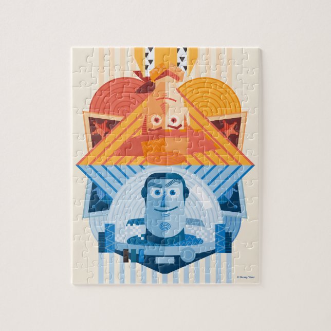 Toy Story | Woody & Buzz Reversible Graphic Jigsaw Puzzle (Vertical)
